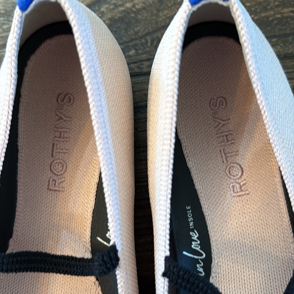 Rothy's The Max Square Mary Jane Flats Blush Pink Size 9 - Picture 5 of 10